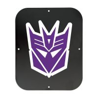 'Transformers Decepticons Metal Game Room Sign- 9-3/4" x 7-7/8"